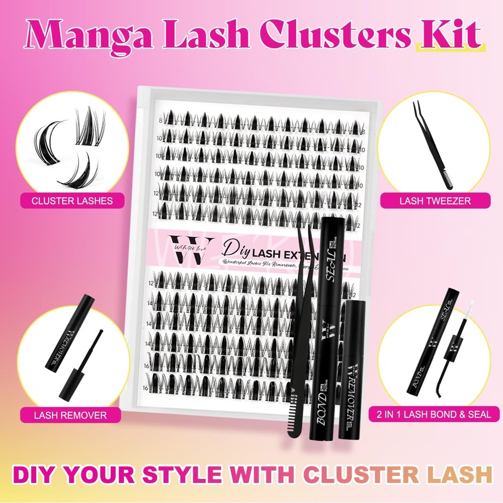Manga Lash Clusters Kit DIY - Picture 4 of 14